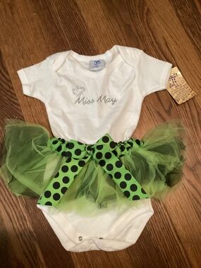NWT Haute Stuff boutique baby one piece 12 months